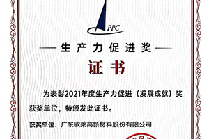 中国生产力促进奖