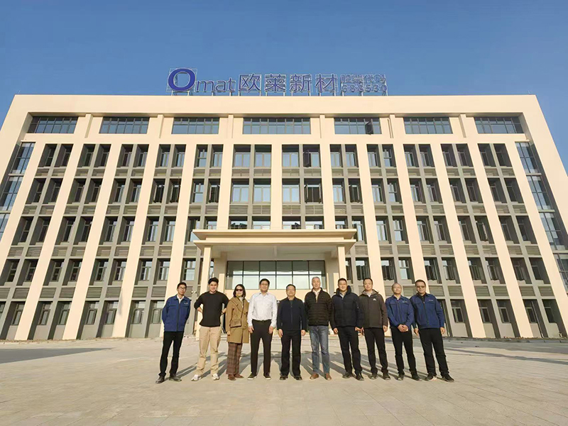 中国钢研集团钢研昊普吕周晋董事长一行到欧莱新材乳源工厂工作交流
